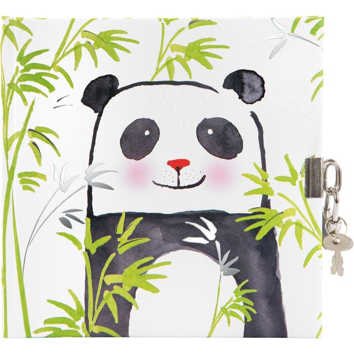 Dagboek Panda 16,5x16,5 cm