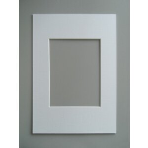 Galerij passepartout 30x40 cm sneeuwwit voor din a4