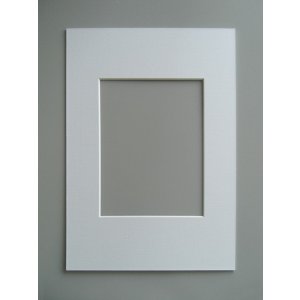 Galerij passepartout 24x30 cm sneeuwwit voor 18x24 cm