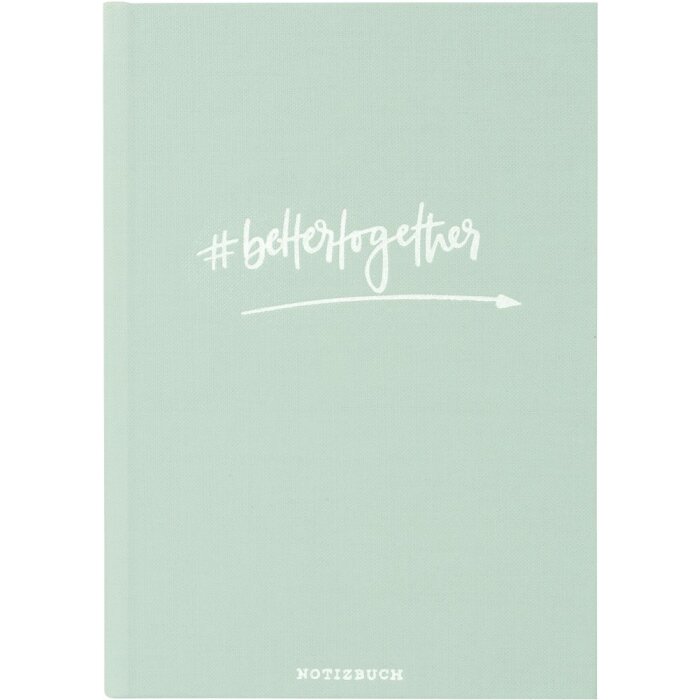 Notitieboek a5 #bettertogether aqua 200 paginas