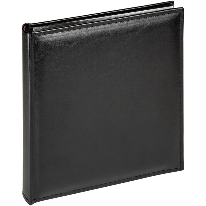 Walther Fotoalbum Deluxe zwart 26x25 cm en 28x30,5 cm 50 zwarte paginas