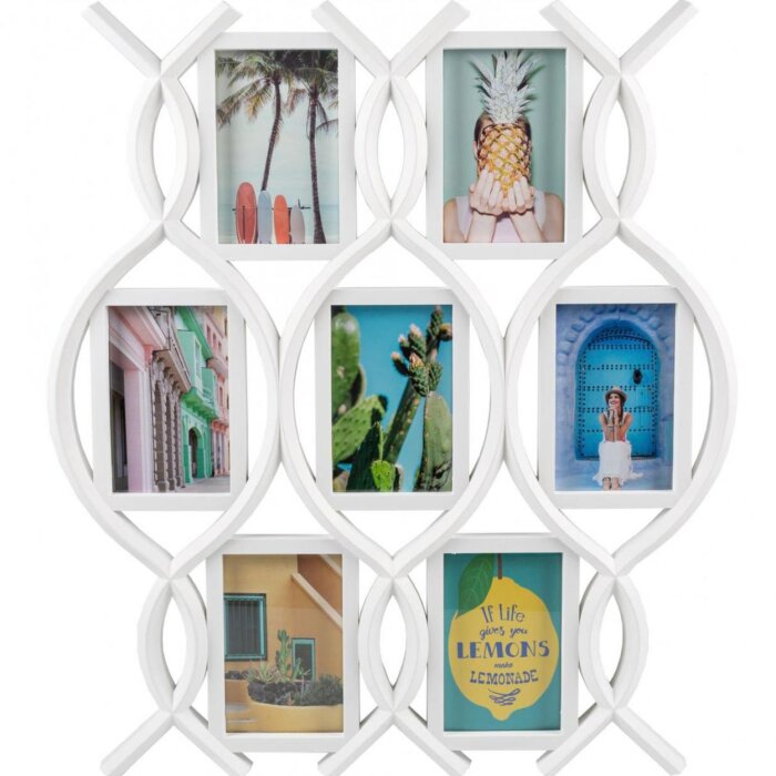 Henzo Galeriekader Rose wit 7 fotos 10x15 cm