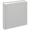 Walther Linnen Stock Album Doek 200 Fotos 10x15 cm Grijs Memo Album