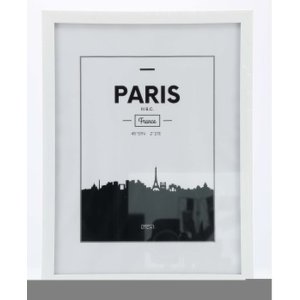 Kunststof lijst Parijs 30x40 cm wit