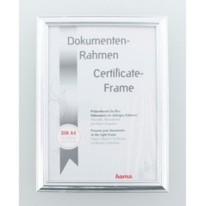 Kunststof lijst Lobby 21x30 cm zilver