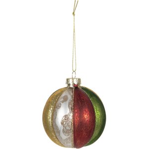 Kerstbal ø 8 cm (set van 4) Clayre en Eef 6gl2736