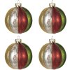 Kerstbal ø 8 cm (set van 4) Clayre en Eef 6gl2736