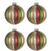 Kerstbal ø 8 cm (set van 4) Clayre en Eef 6gl2737