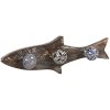 Kapstok Vis 33x5x10 cm Clayre en Eef 6h1849