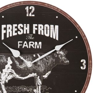 Klok ø 34x3 cm - 1xAA Clayre en Eef 6kl0585