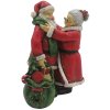 Decoratie Kerstmis 10x10x16 cm Clayre en Eef 6pr2780