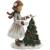 Decoratie Kind met Kerstboom 9x5x12 cm Clayre en Eef 6pr2786