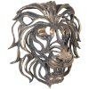 Decoratie leeuwenkop 42x23x46 cm Clayre en Eef 6pr2811
