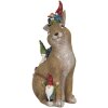 Decoratie Konijn met Kabouters 18x11x30 cm Clayre en Eef 6pr2965