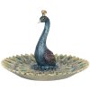 Decoratie Schaal Pauw ø 16x11 cm Clayre en Eef 6pr3012