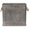 Decoratie IJzeren Emmer (2 stuks) 44x26x39 - 38x22x33 cm Clayre en Eef 6y3737