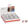Walther Acryl sleutelhanger voor fotos 3.5x3.5 cm - hart of rond