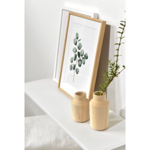 Accent aluminium fotolijst Duo 10x15 cm eiken