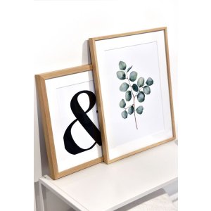 Accent aluminium fotolijst Duo 10x15 cm eiken