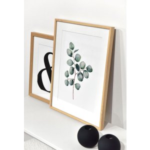 Accent aluminium fotolijst Duo 10x15 cm eiken