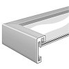 Accent aluminium fotolijst Duo 10x15 cm eiken
