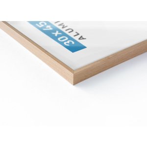 Accent aluminium fotolijst Duo 50x70 cm eik