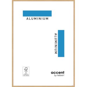 Accent aluminium fotolijst Duo eik