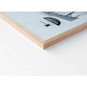 Accentlijst massief hout Scandic 30x30 cm Eik