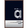 Nielsen Aluminium fotolijst Alpha tcsc 20x30 cm wengé licht