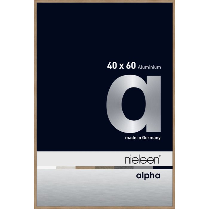 Nielsen Aluminium Fotolijst Alpha tcsc 40x60 cm eik