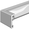 Nielsen Aluminium fotolijst Alpha tcsc 50x70 cm grijs