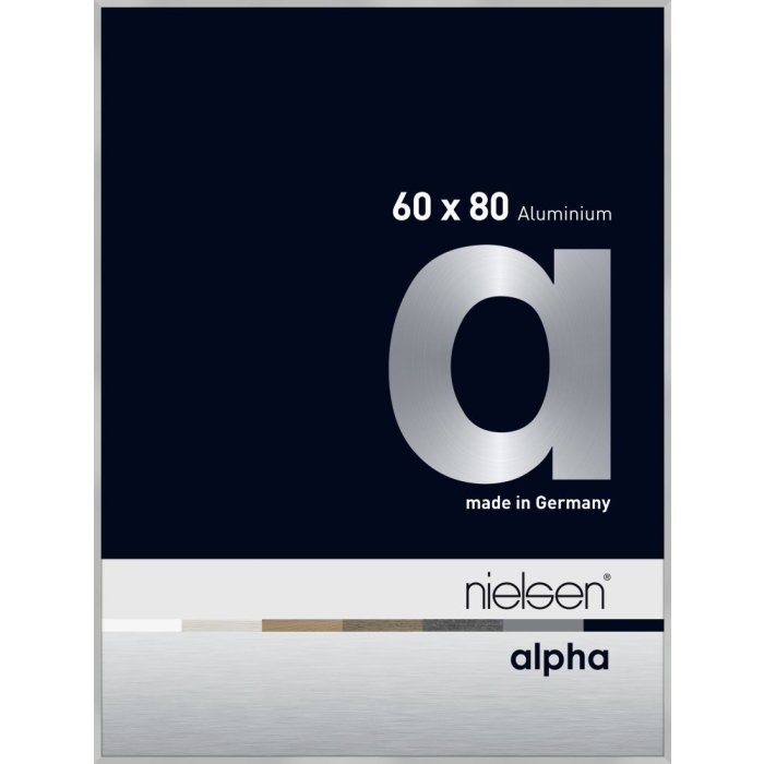 Nielsen Aluminium fotolijst Alpha tcsc 60x80 cm zilver mat