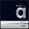 Nielsen Aluminium fotolijst Alpha tcsc 40x40 cm geanodiseerd zwart mat