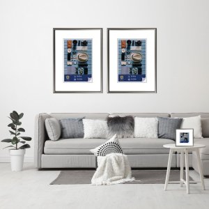 Henzo Kunststof lijst Napoli 70x100 cm staal