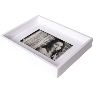 Passepartout fotolijst 10x15 cm wit