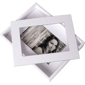 Passepartout fotolijst 10x15 cm wit