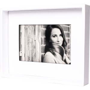 Passepartout fotolijst 13x18 cm wit