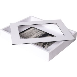 Passepartout fotolijst 13x18 cm wit
