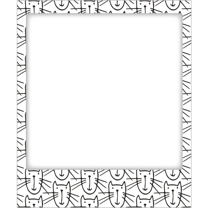 Magnetisch lijst katten 10x10 cm