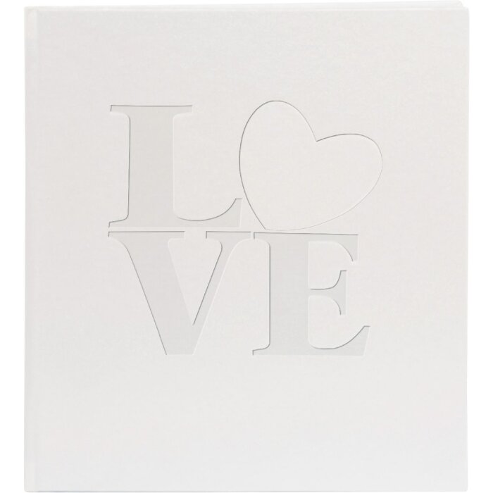 Gastenboek White Love 23x25 cm