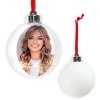 Foto Sneeuwbol 10x10 cm Kerstboom Hanger