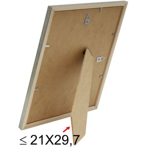s236d1 Houten lijst zilver 13x18 cm