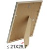 s236d1 Houten lijst zilver 13x18 cm