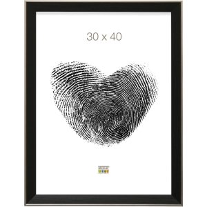 Fotolijst s45fe2ar Deknudt zwart 20x30 cm