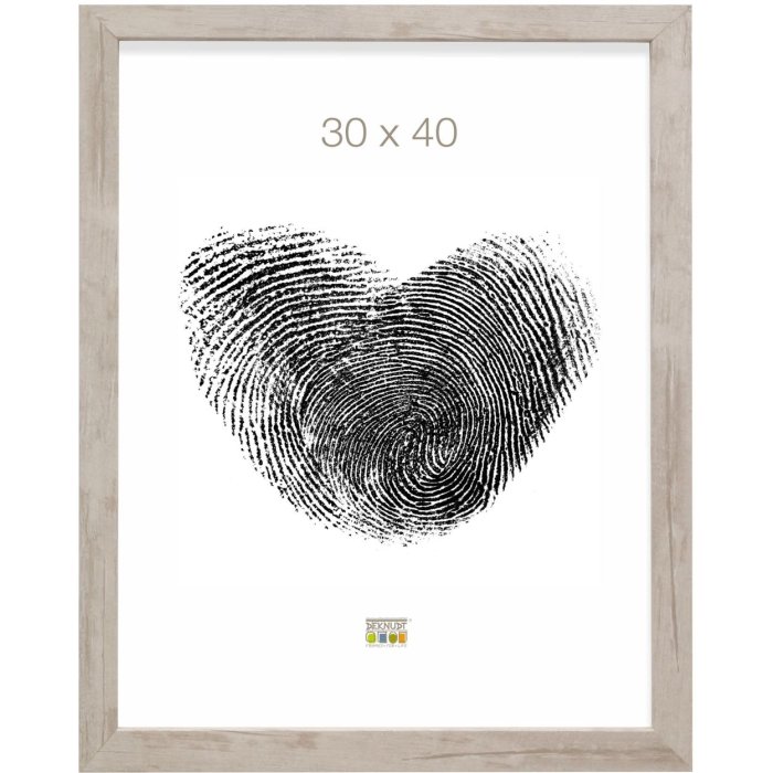 Houten lijst s45rh1ar natuur 30x40 cm