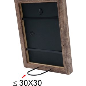 Houten lijst s45rh3ar bruin 30x40 cm Antireflexglas
