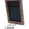 Houten lijst s45rh3ar bruin 30x40 cm Antireflexglas