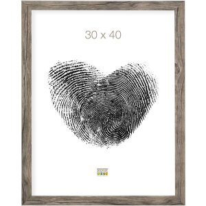 Houten lijst s45rh7ar grijs-beige 10x15 cm antireflecterend glas