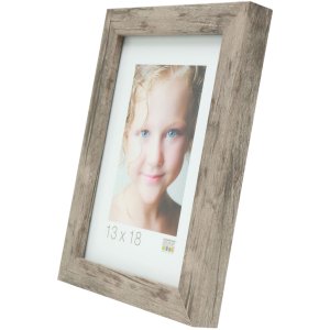 Houten lijst s45rh7ar grijs-beige 20x25 cm antireflecterend glas
