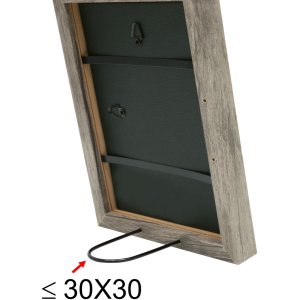Houten lijst s45rh7ar grijs-beige 20x25 cm antireflecterend glas